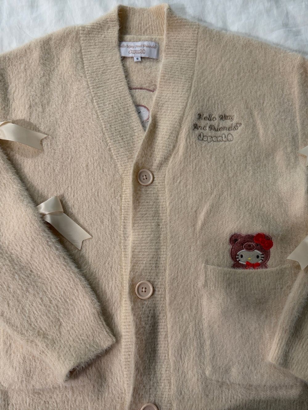 Hello Kitty x Japan LA collab cardigan